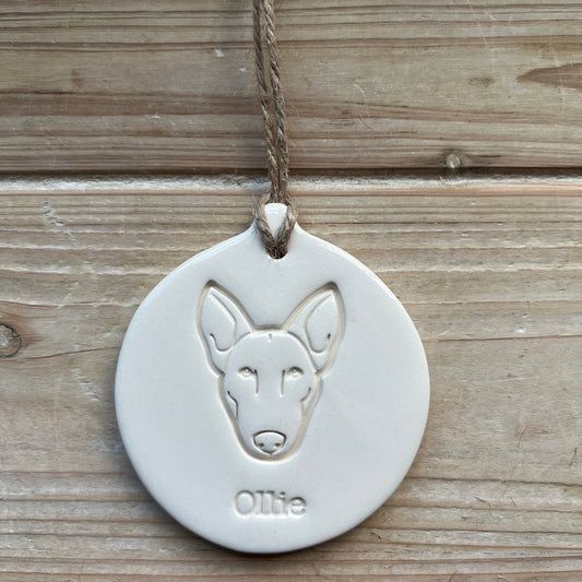 Personalised English Bull Terrier Decoration