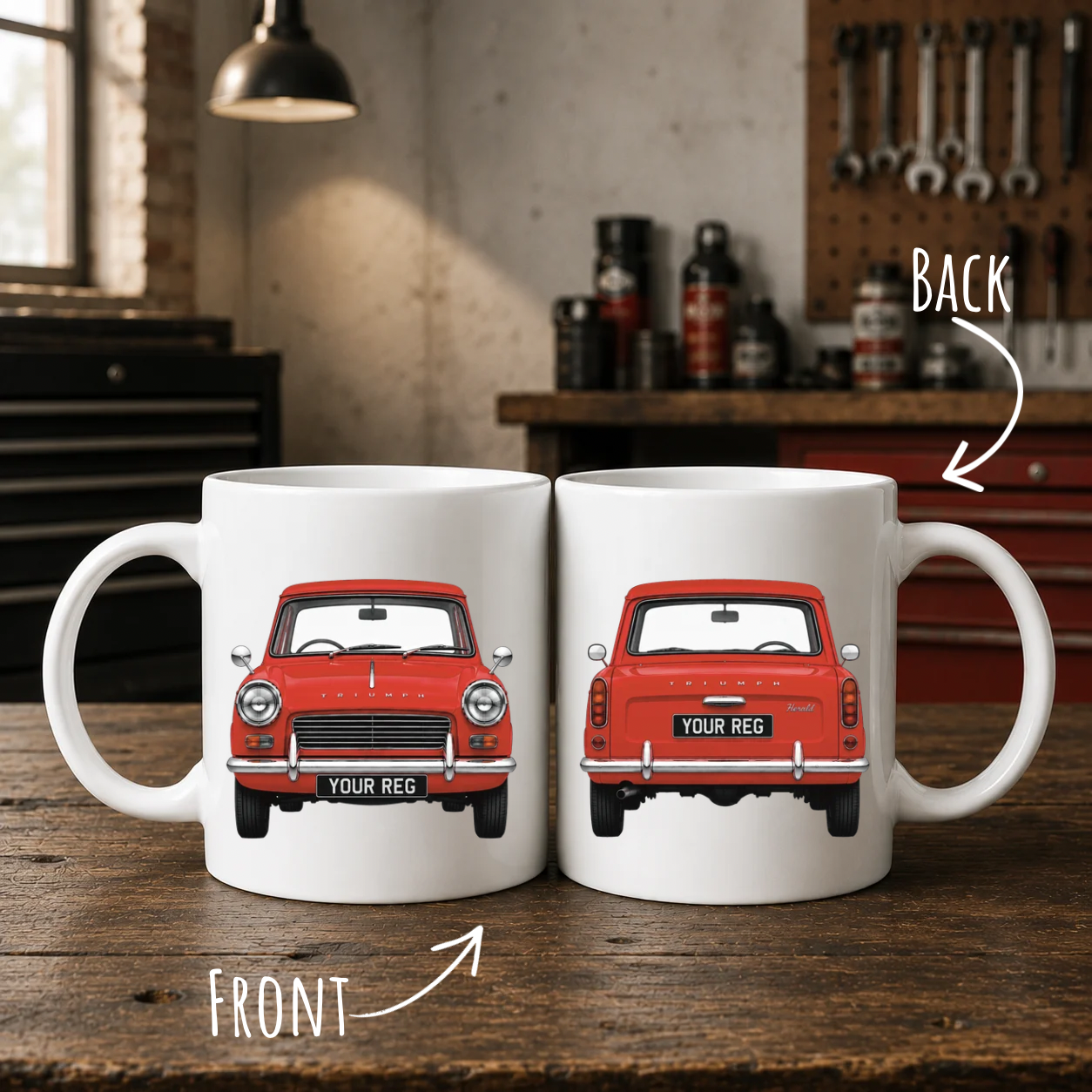 Personalised Triumph Herald Mug