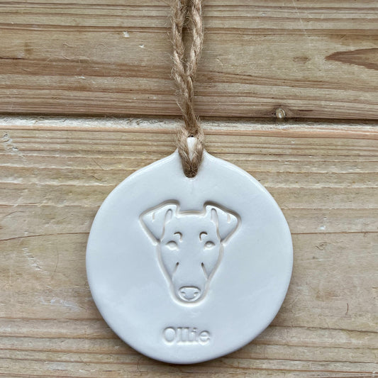 Personalised Smooth Fox Terrier Terrier Decoration
