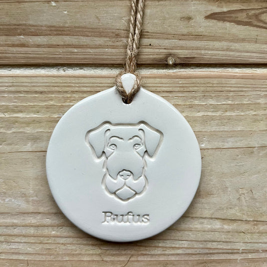 Personalised Cesky Terrier Decoration
