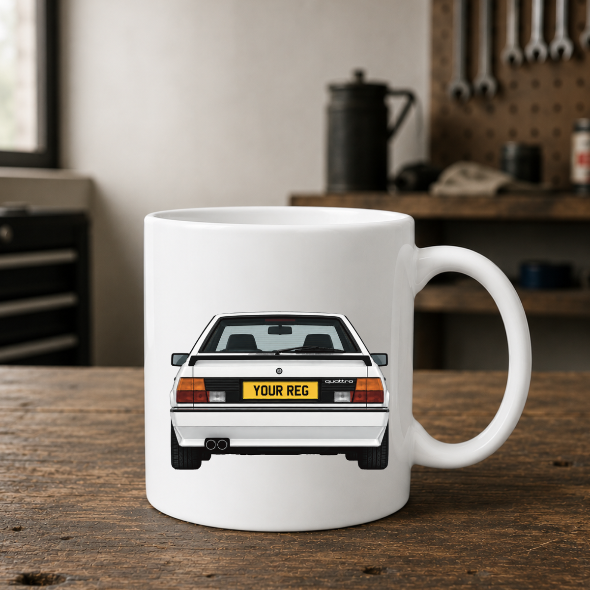 Personalised Audi Quattro Mug