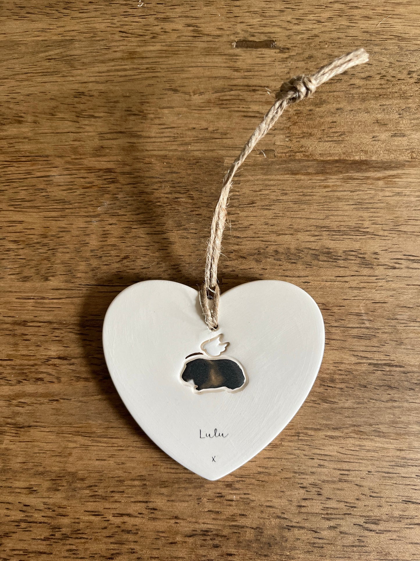 Personalised Guinea Pig memorial decoration