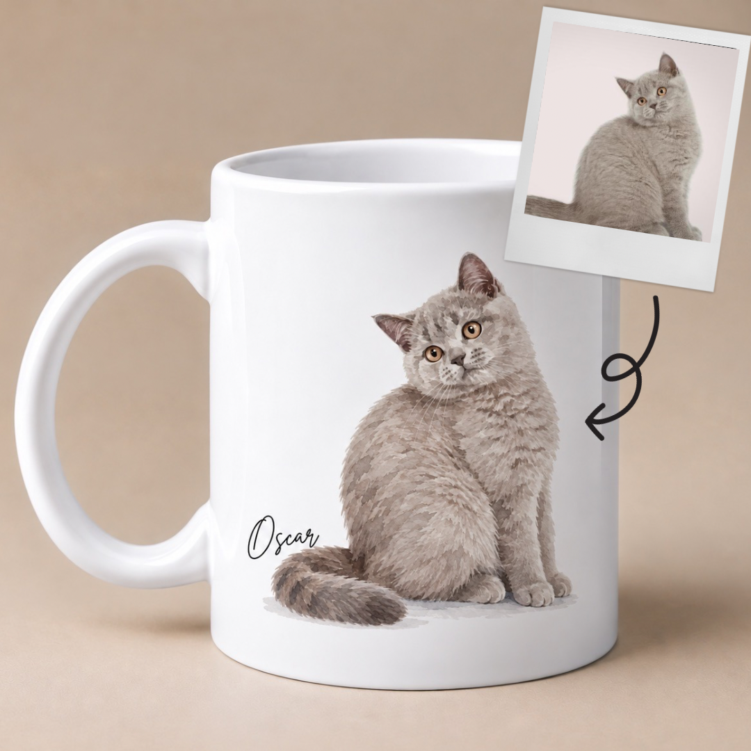 Personalised Cat Mug