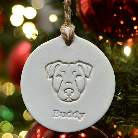 Personalised Patterdale Terrier Bauble