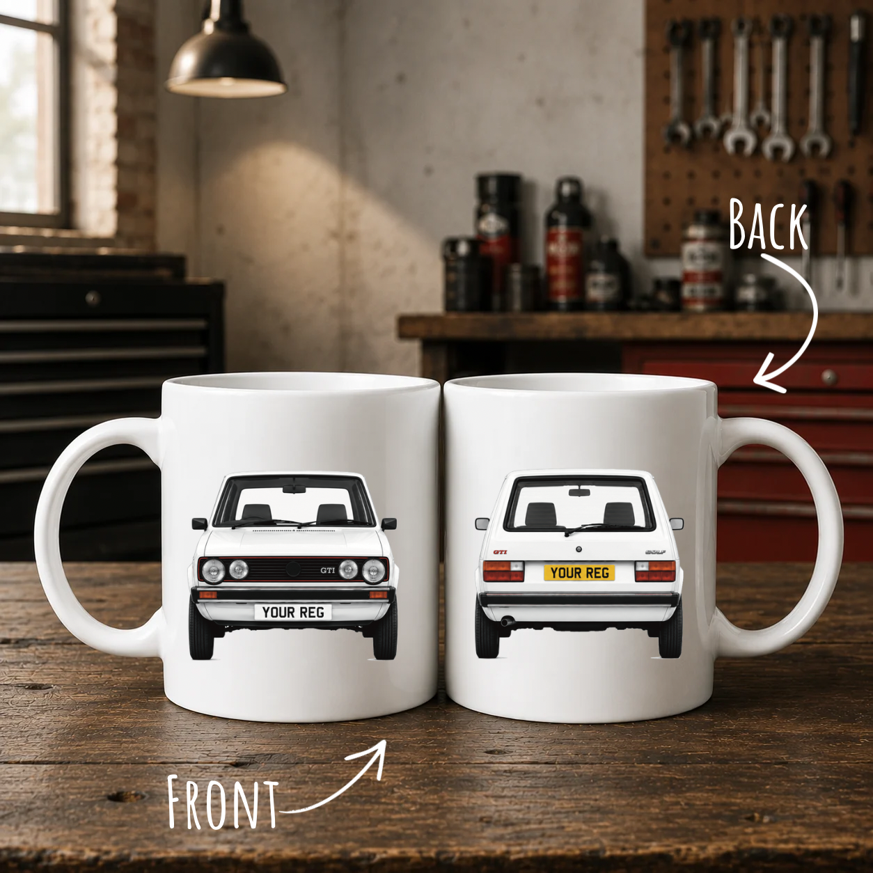 Personalised Golf GTI Mk1 Mug