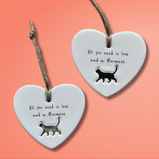 Burmese Cat Ornament