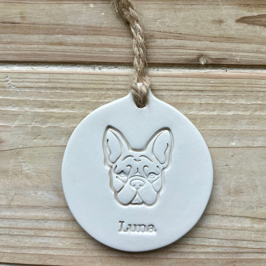 Personalised French Bulldog Decoration