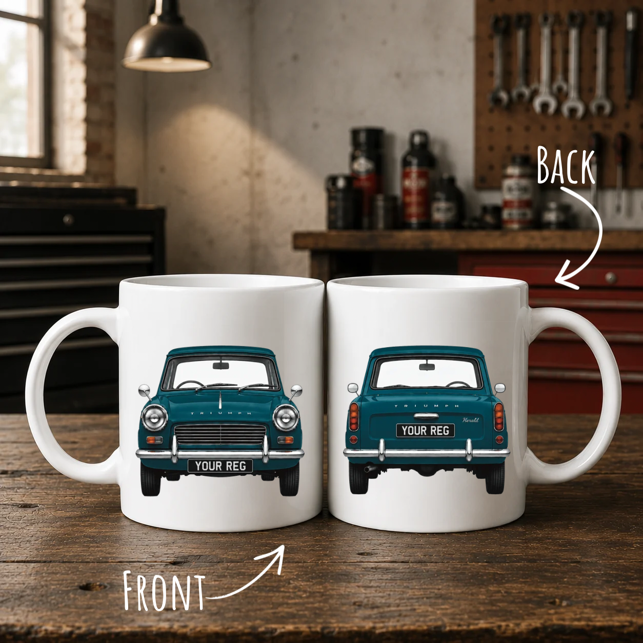 Personalised Triumph Herald Mug