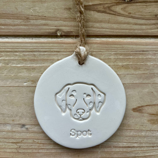 Personalised Dalmatian Decoration