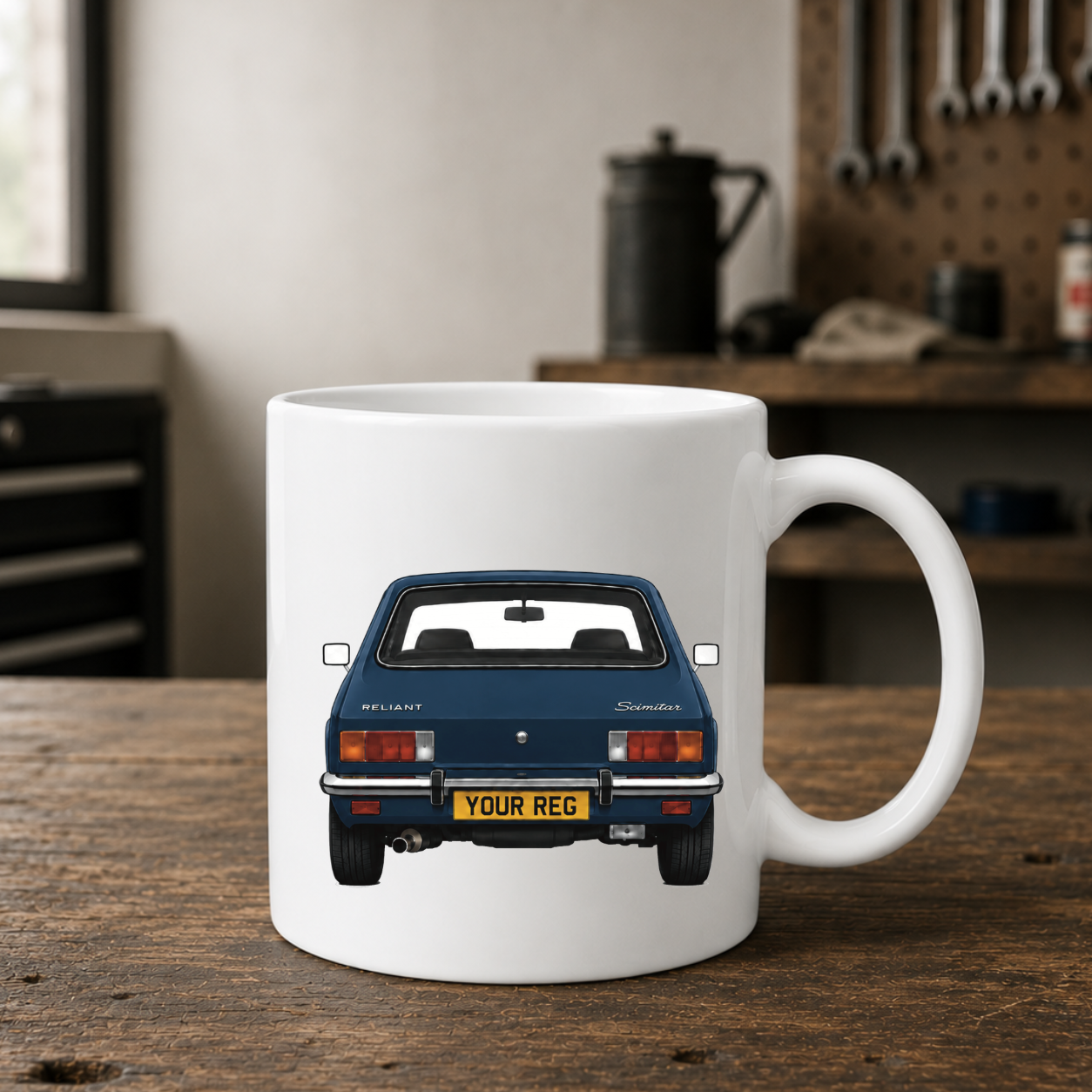 Personalised Reliant Scimitar Mug