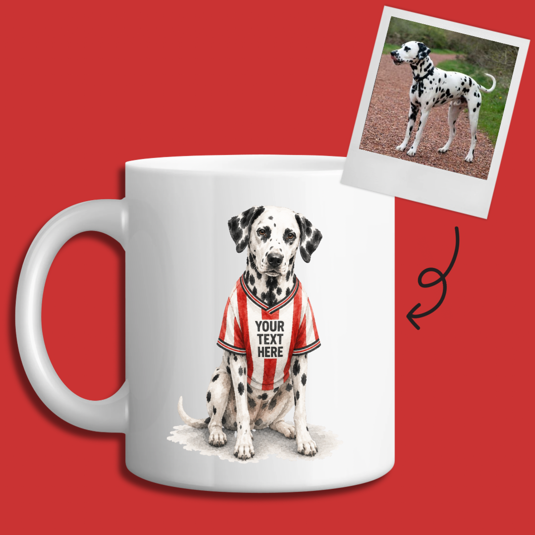 Personalised Sunderland Dog Mug