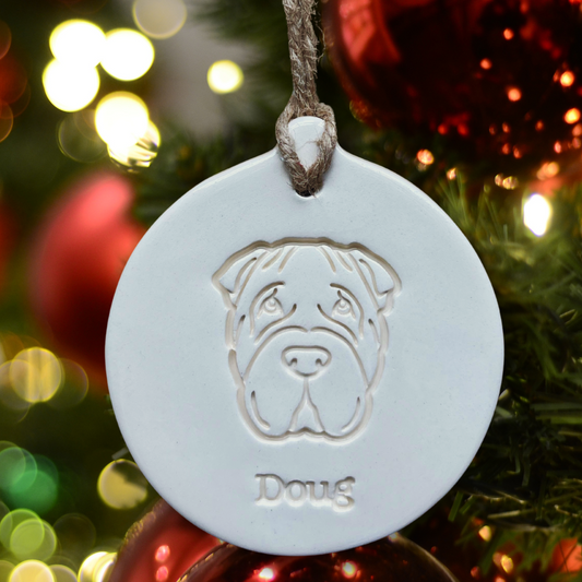 Personalised Shar Pei Bauble