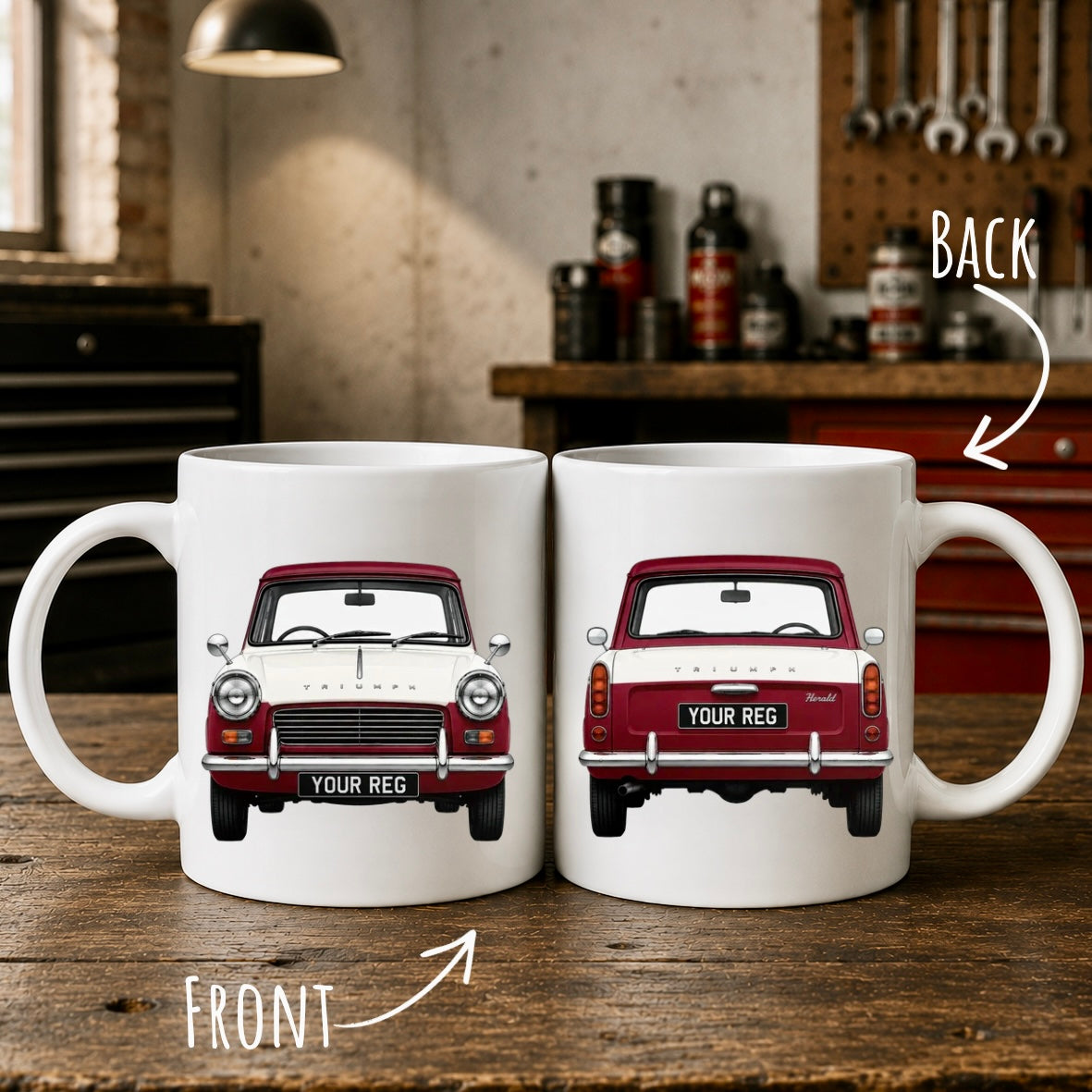 Personalised Triumph Herald Mug