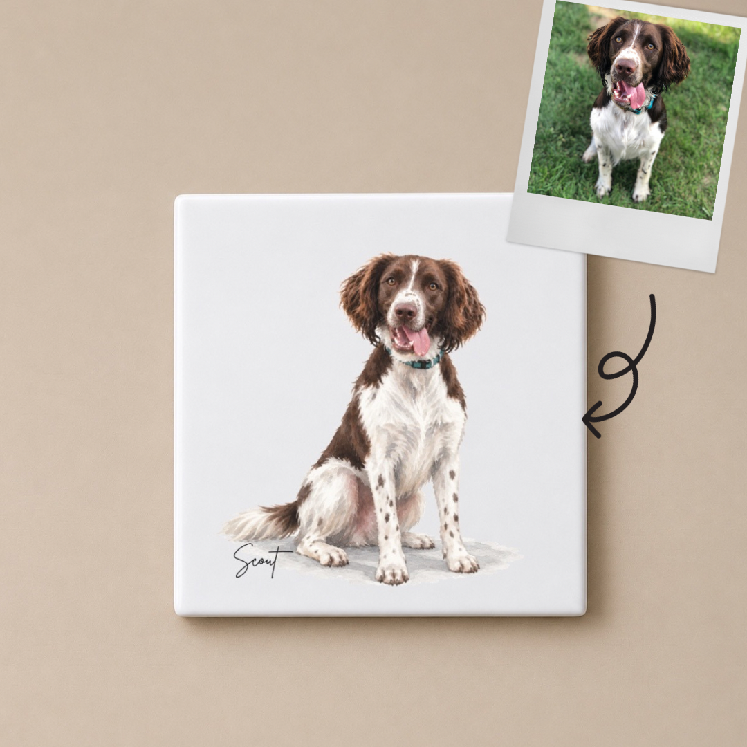 Personalised Dog Coaster