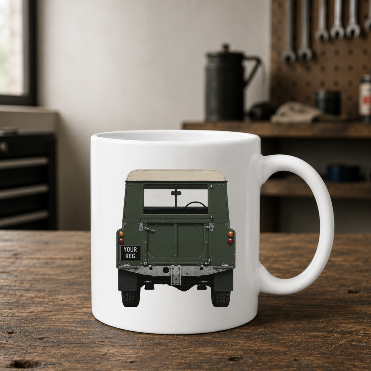 Personalised Landrover Series 1 Mug