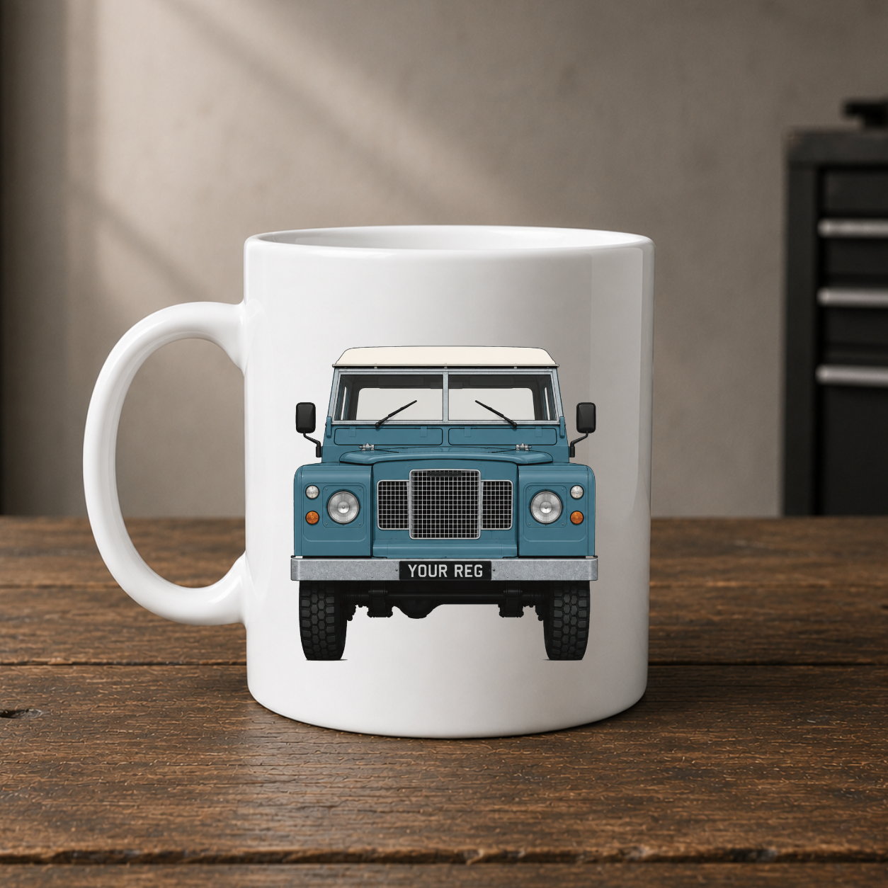 Personalised Landrover Series 3 Mug