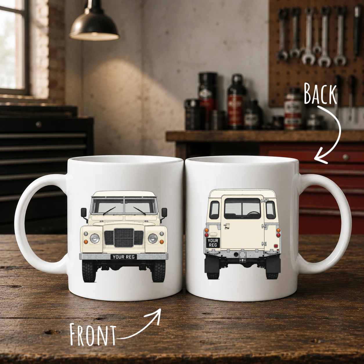 Personalised Landrover Series 3 Mug
