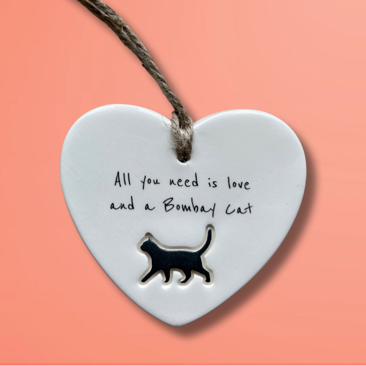 Handmade Bombay Cat Ornament