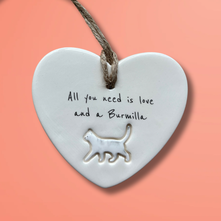 Handmade Burmilla Cat Ornament