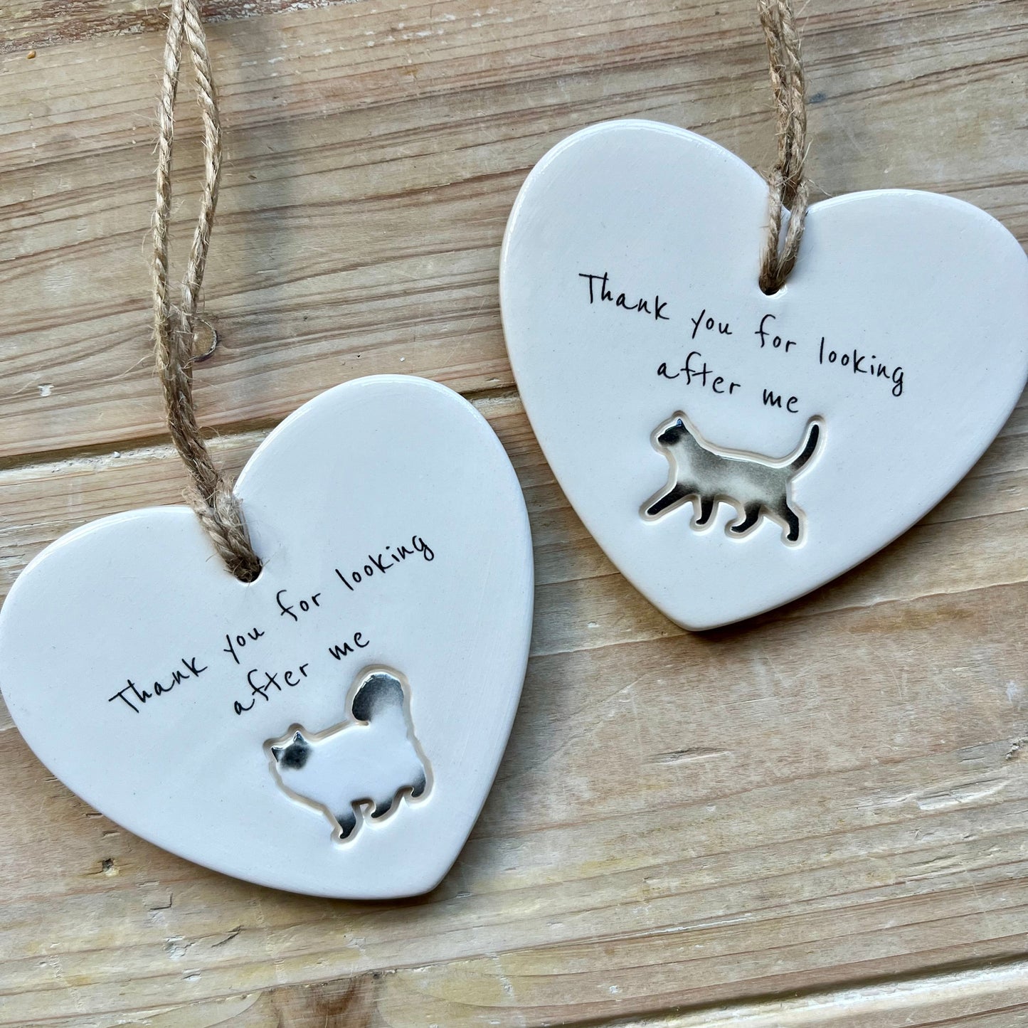 Personalised Cat Sitter Gift Ornament