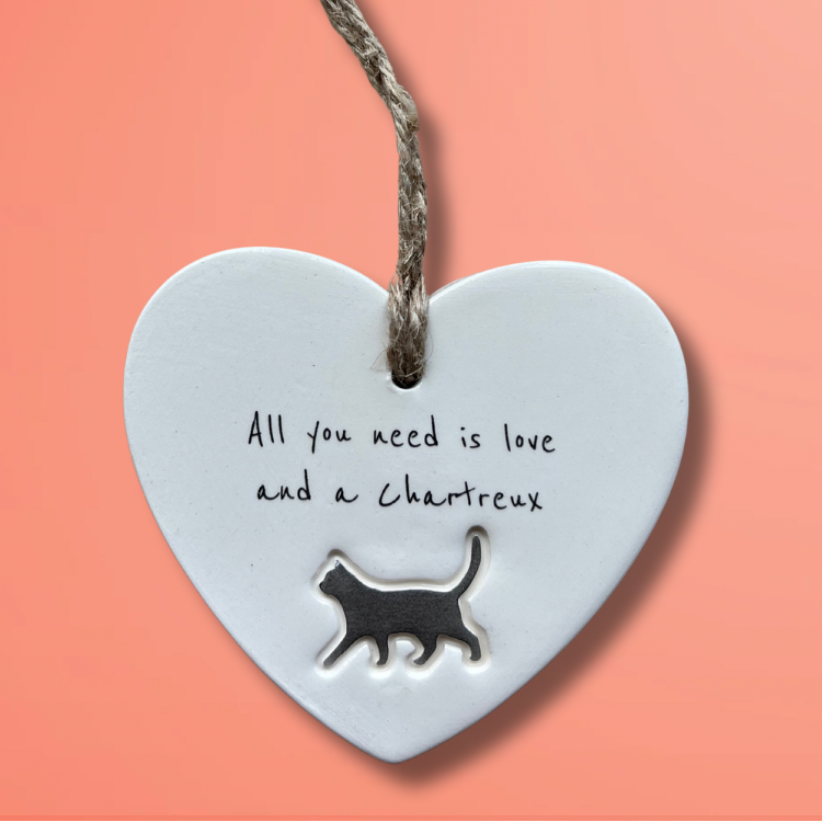 Handmade Chartreux Cat Ornament