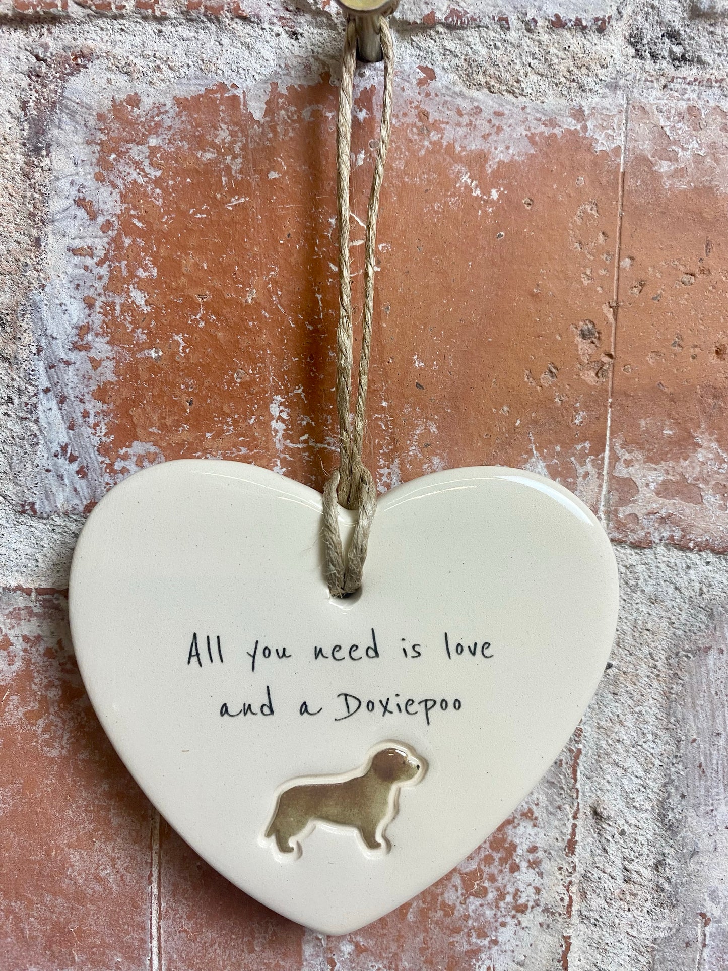 Doxiepoo ceramic heart