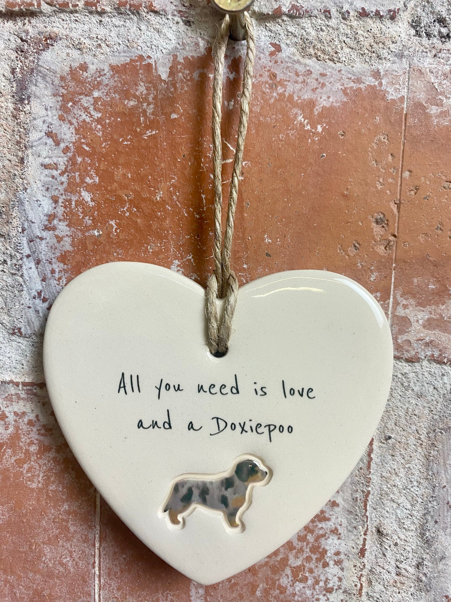 Doxiepoo ceramic heart