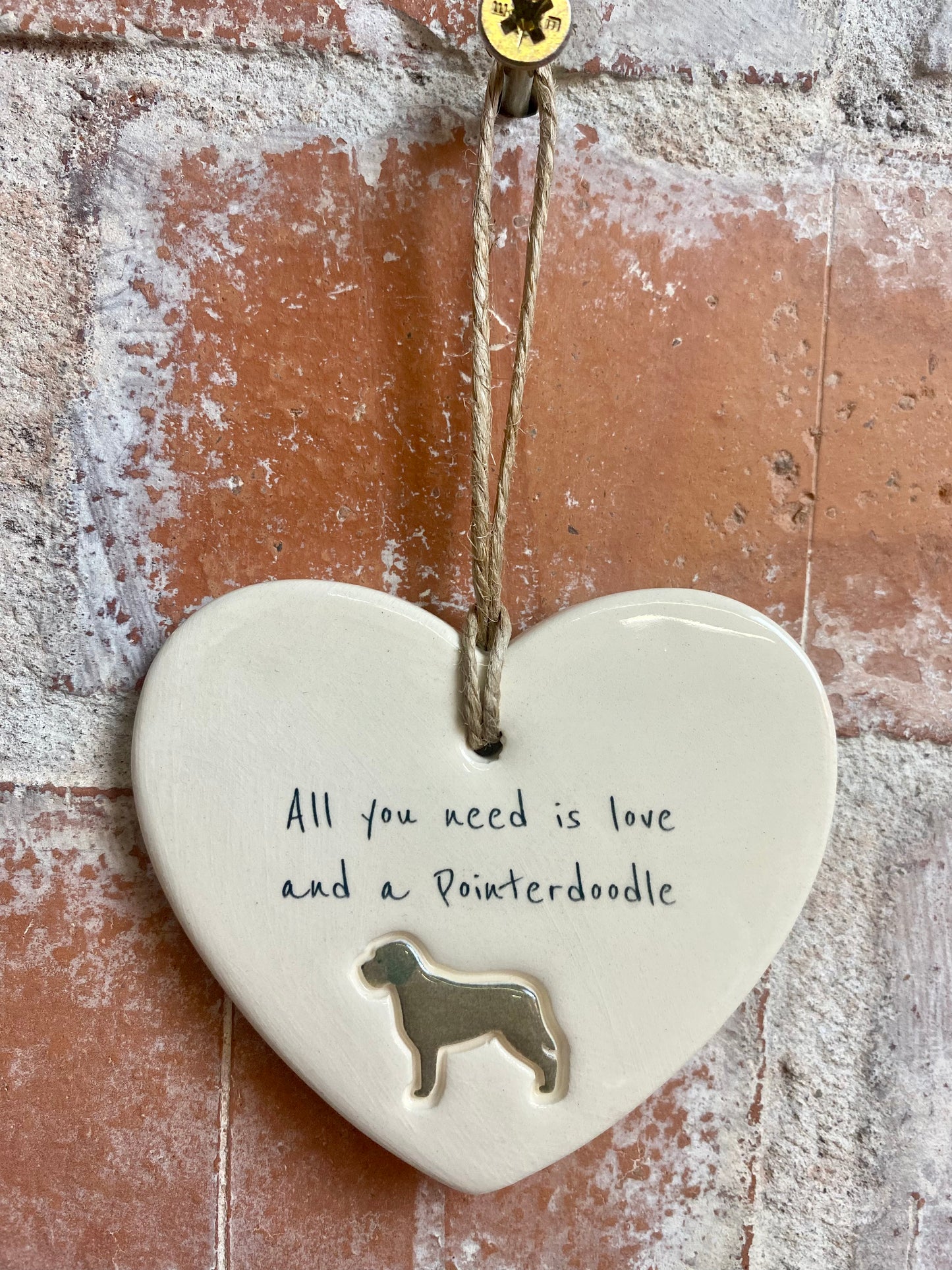 Pointerdoodle ceramic heart