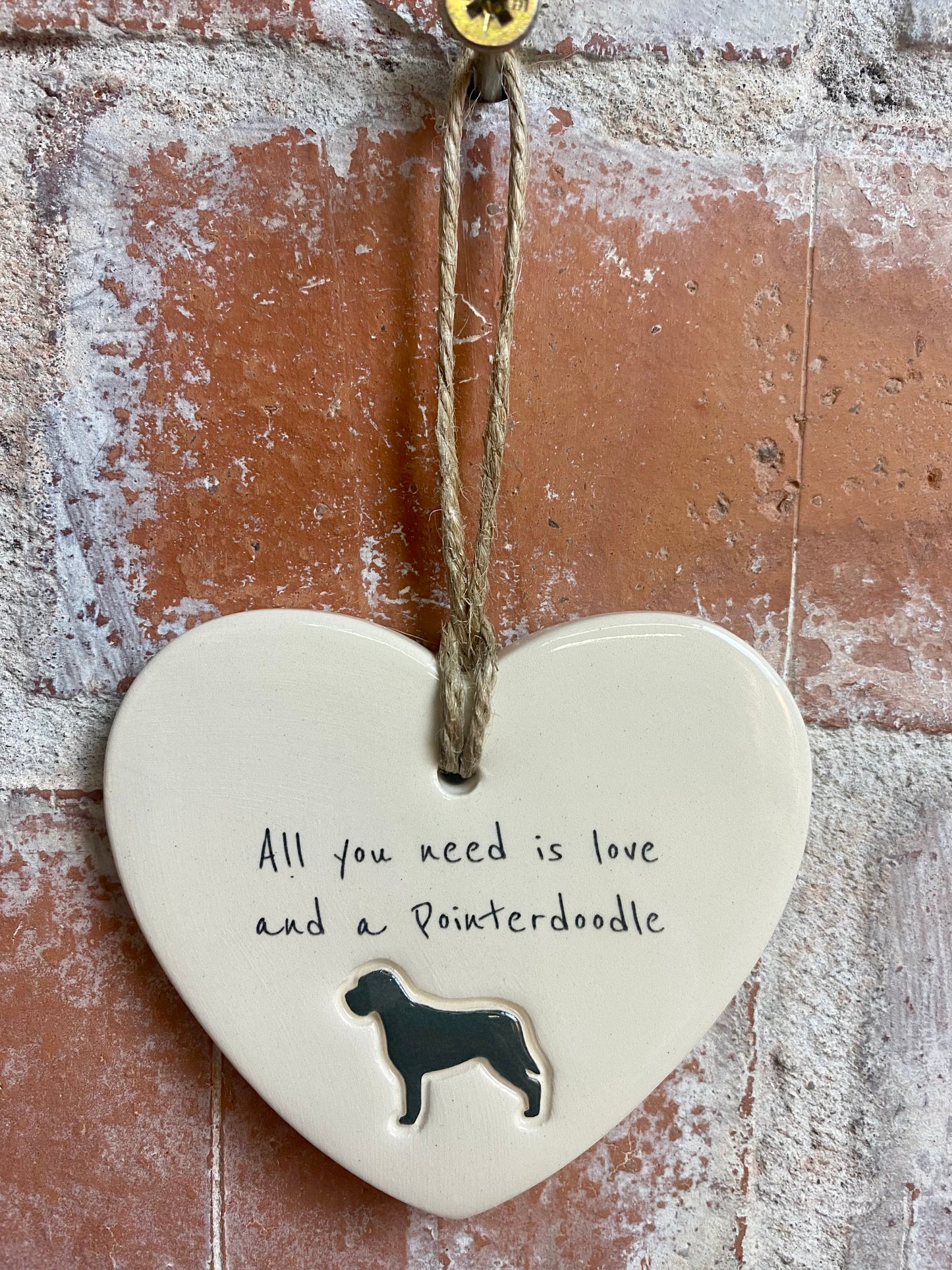 Pointerdoodle ceramic heart