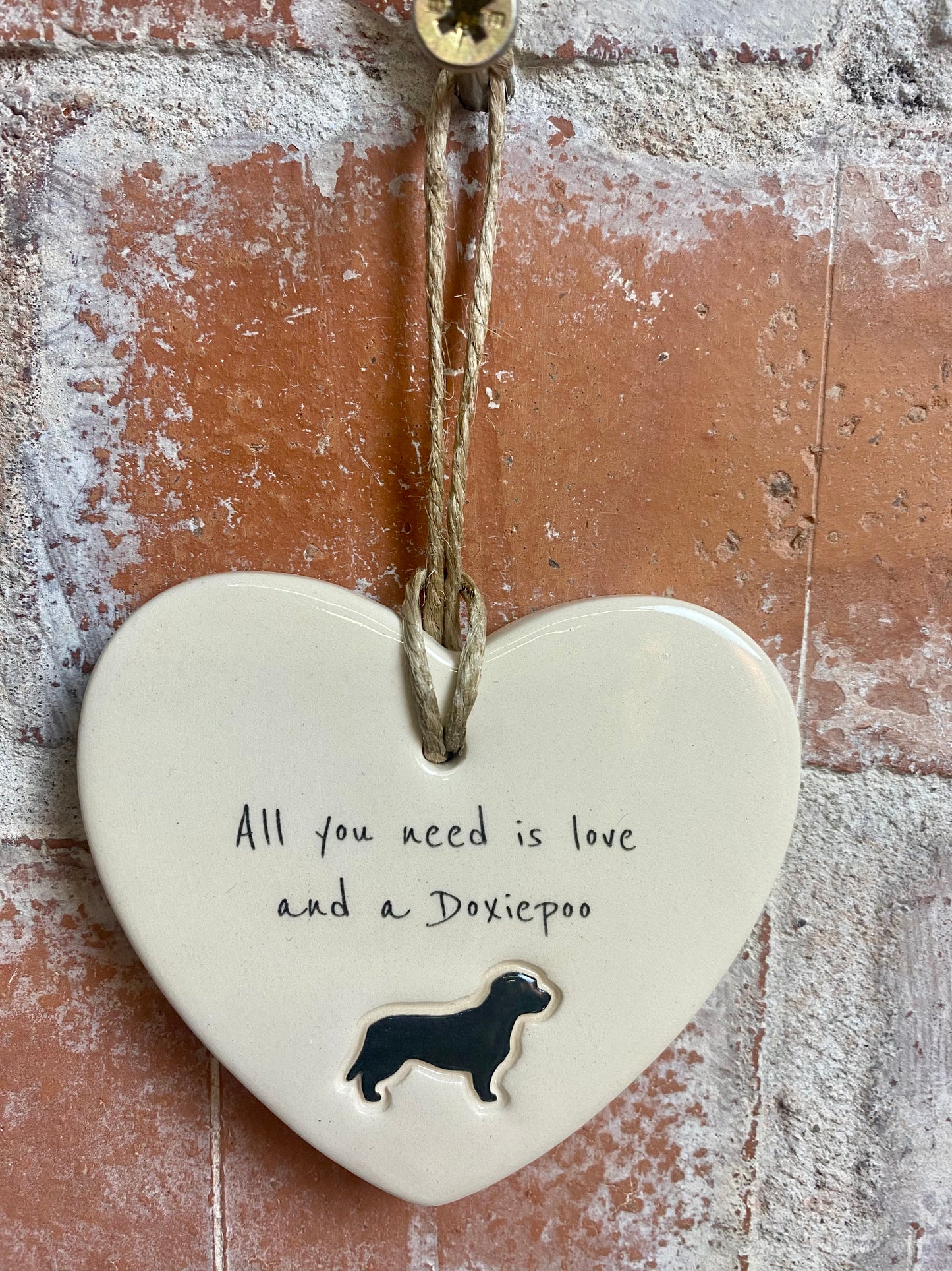 Doxiepoo ceramic heart