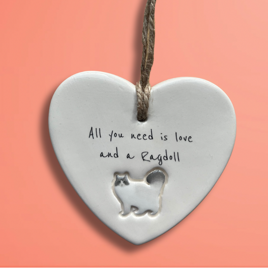 Handmade Ragdoll Cat Ornament