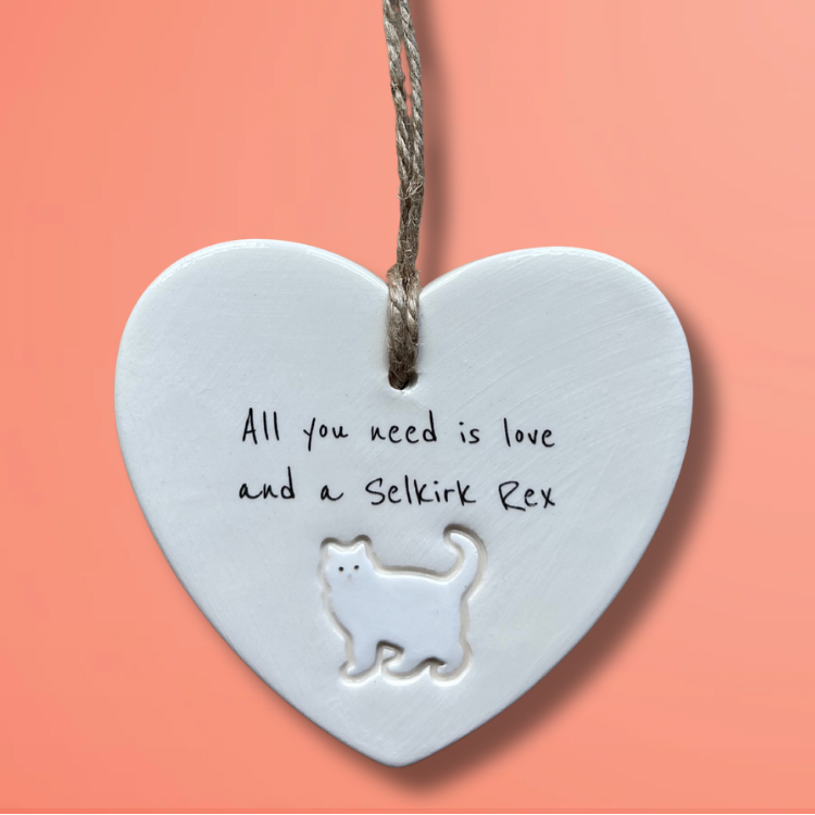 Handmade Selkirk Rex Cat Ornament