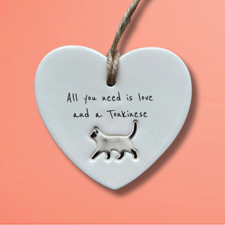 Handmade Tonkinese Cat Ornament