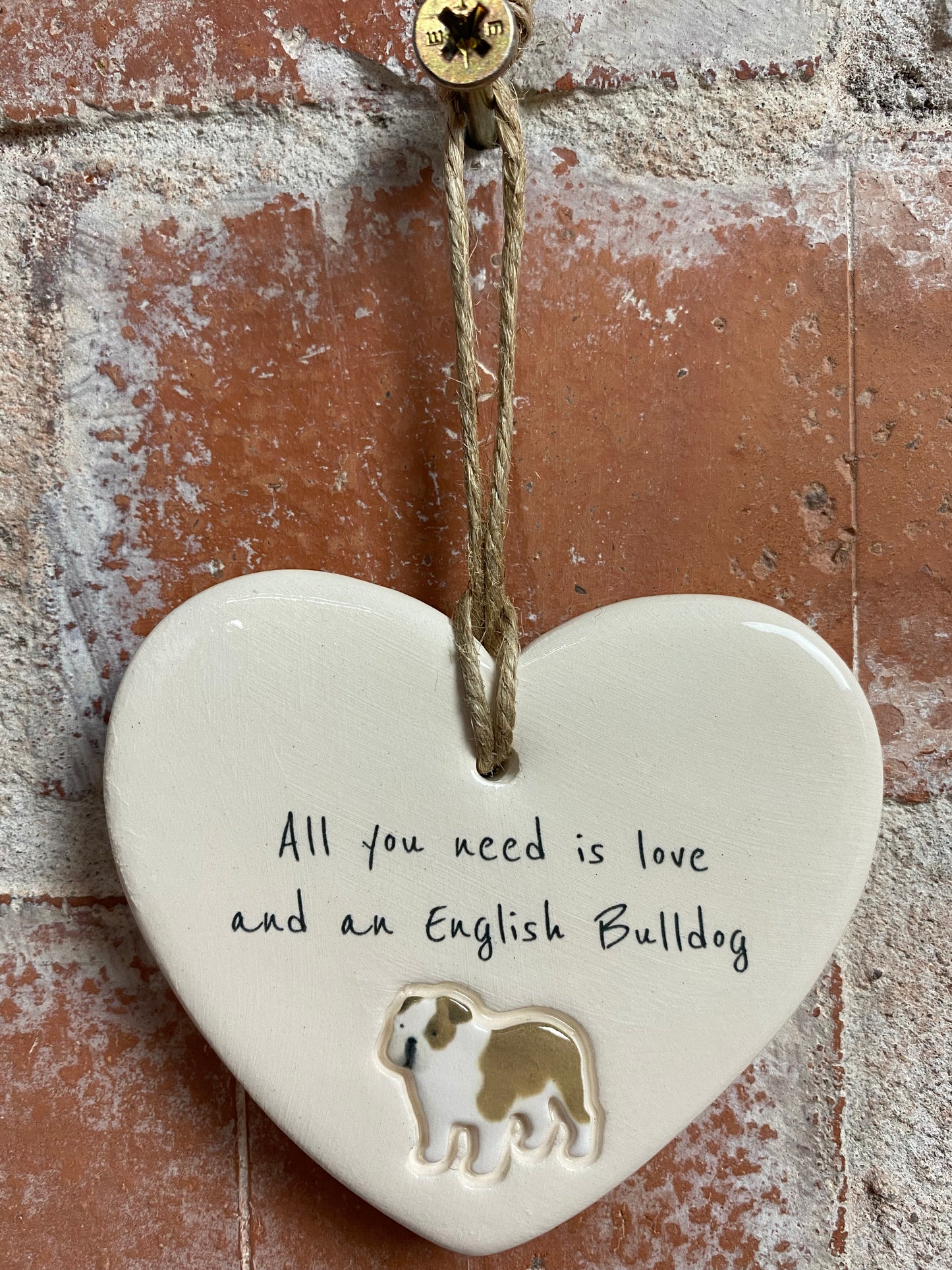 English bulldog heart
