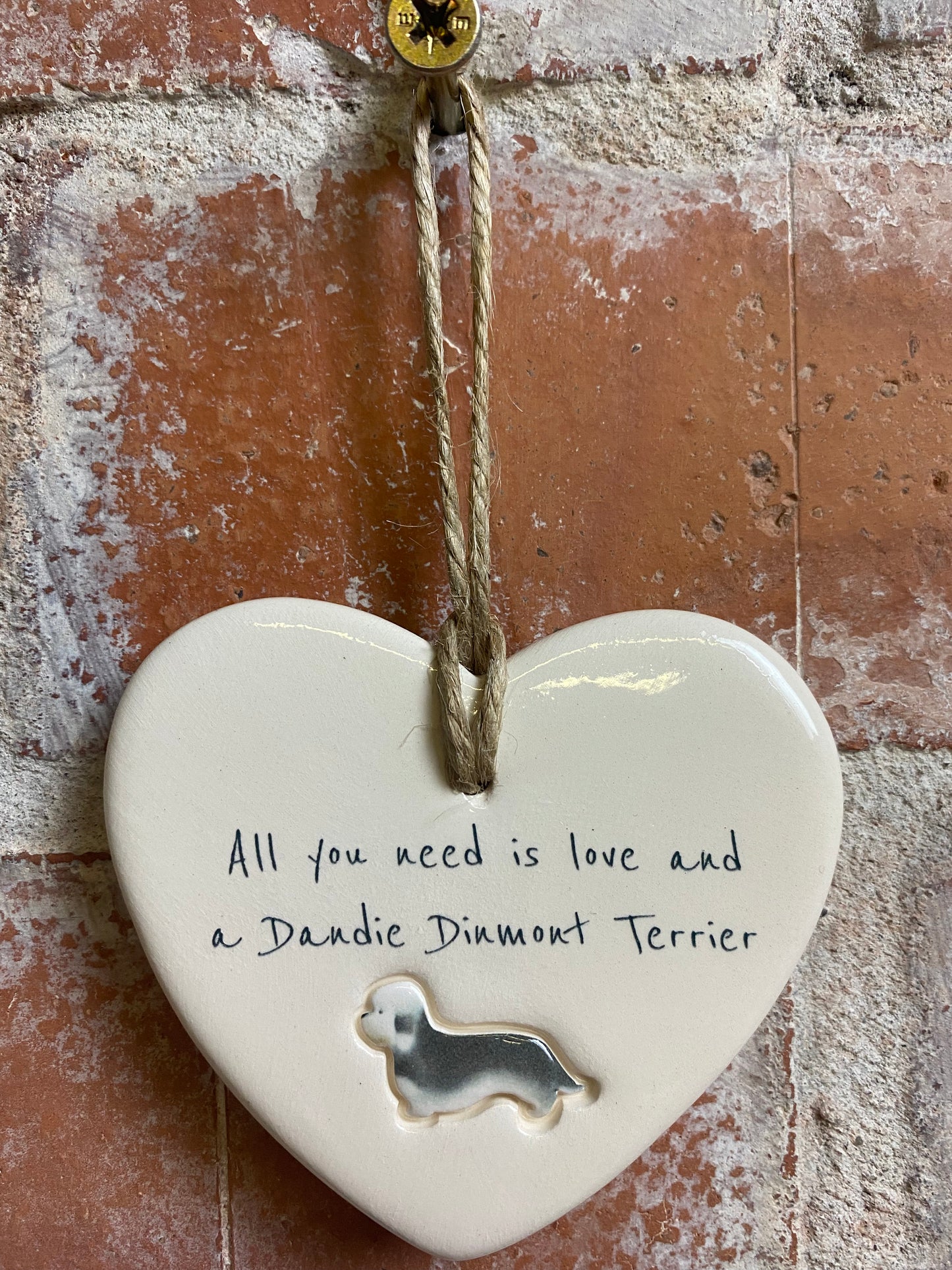 Dandie Dinmont Terrier heart