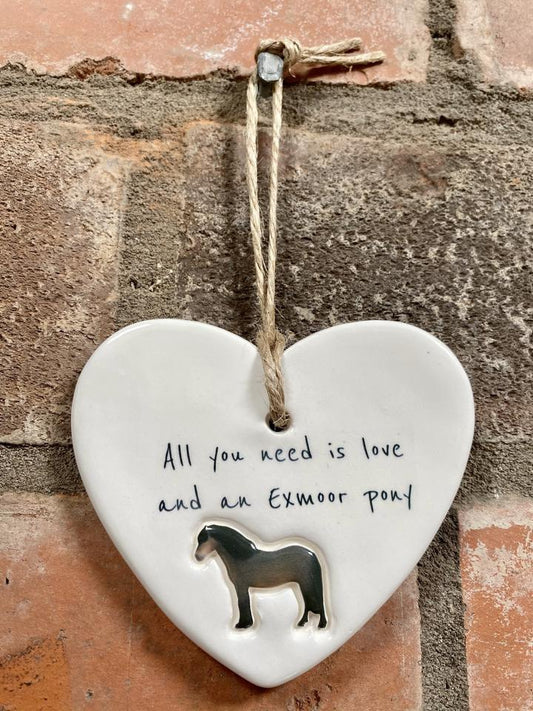 Exmoor pony heart