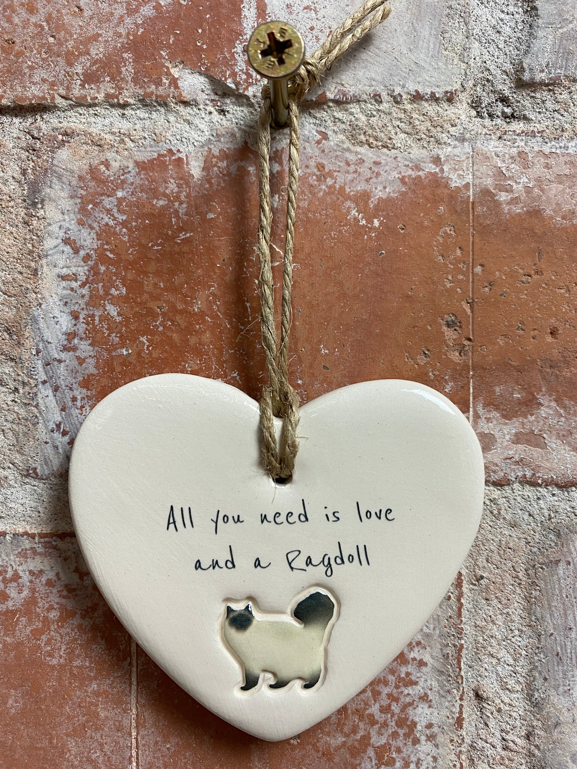 Silver 2025 ragdoll pendant