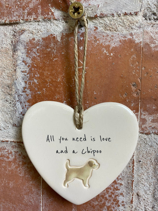 Chipoo ceramic heart