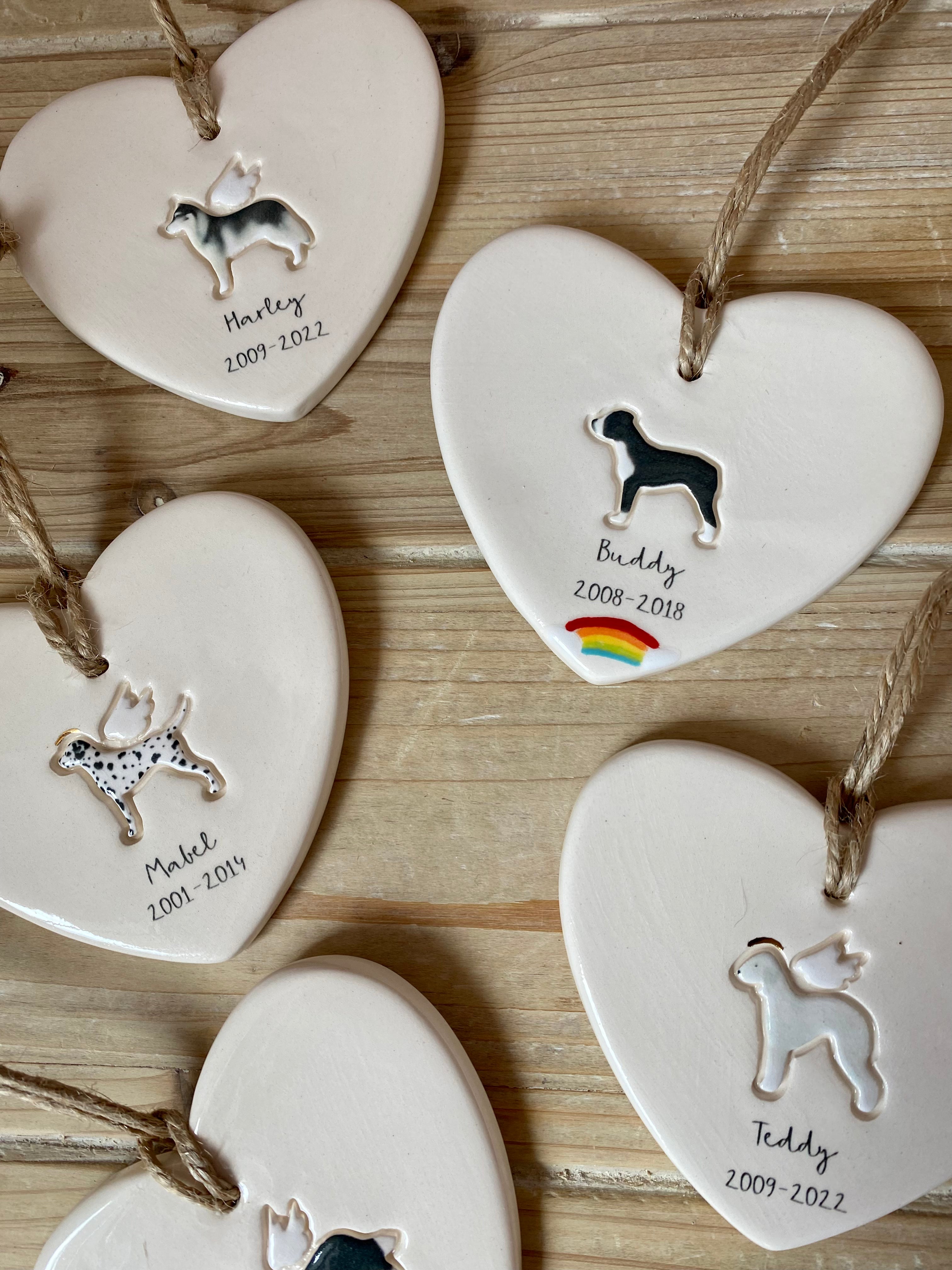 Personalised Dog Memorial Ornaments 3