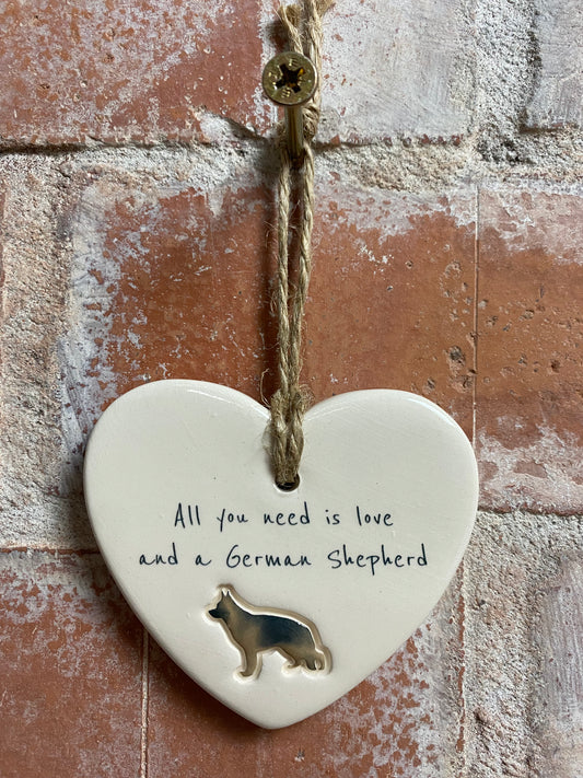 German shepherd heart
